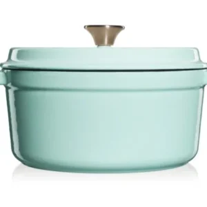 Støpejernsgryte 3,5 l – lyseblå - Image 2