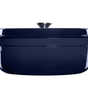 Oval støpejernsgryte 5,6 L – Blå - Image 5
